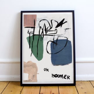 Ok Boomer Art Print