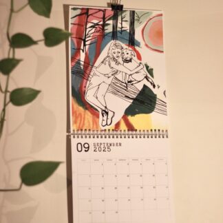 2025-2026 Wall Calendar: Original Illustrations for Artsy Spirits