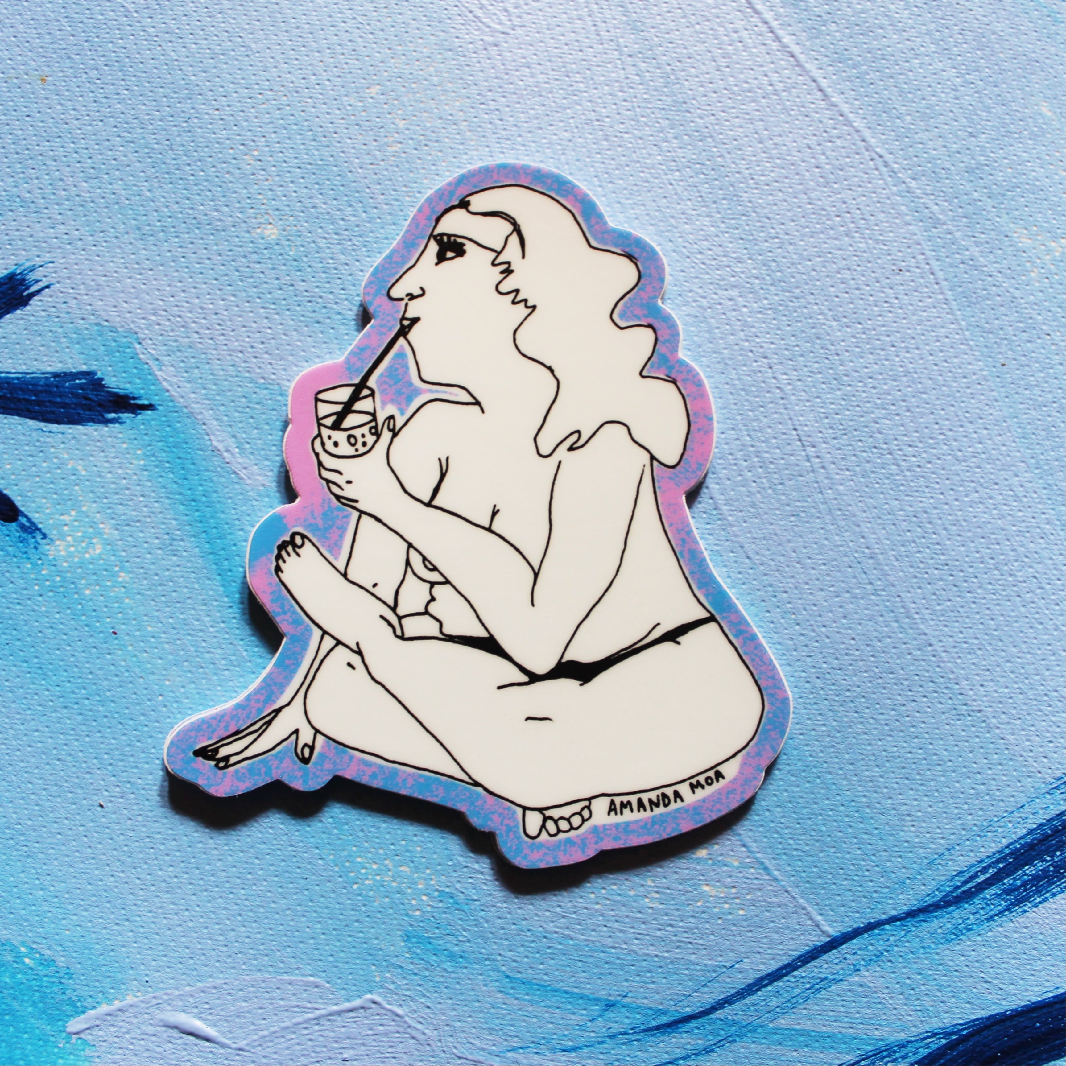 Soda pop girly sticker