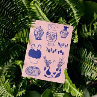 Merci / Thank you Postcard